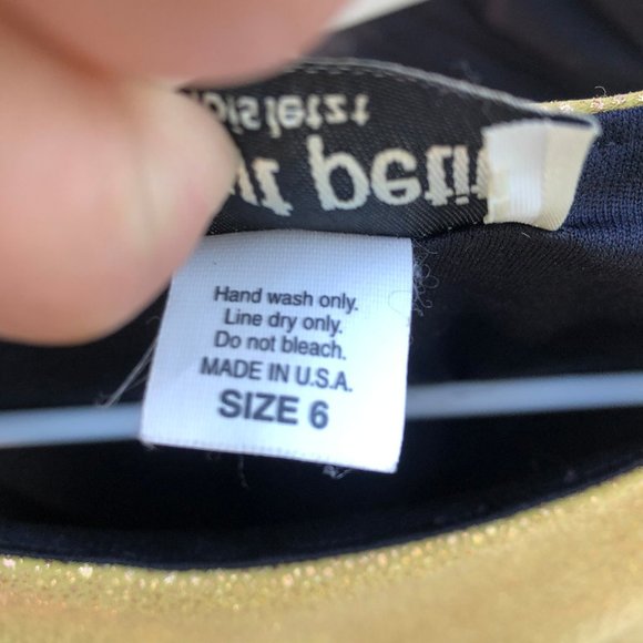 Les Tout Petite Gold Shimmer Dress - Picture 4 of 5